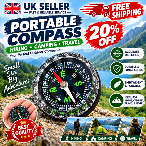 Outdoor survival compass - outdoor,