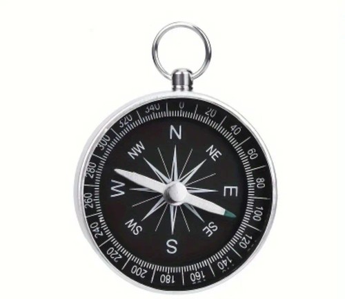 Keychain compass pocket - keychain,