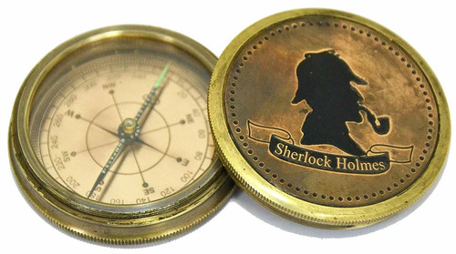 Vintage brass pocket - brass,