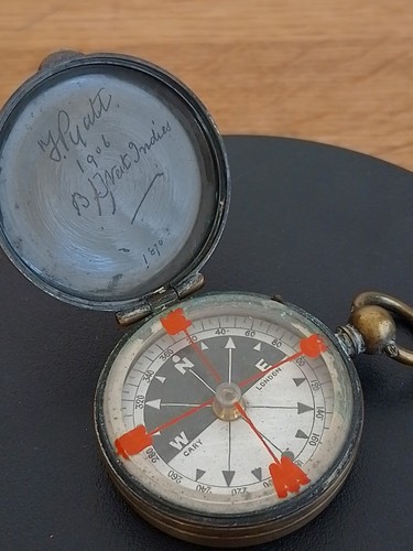 Antique magnetic hunter pocket - antique,
