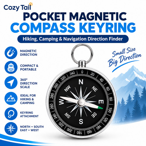 Pocket compass hiking camping - pocket,