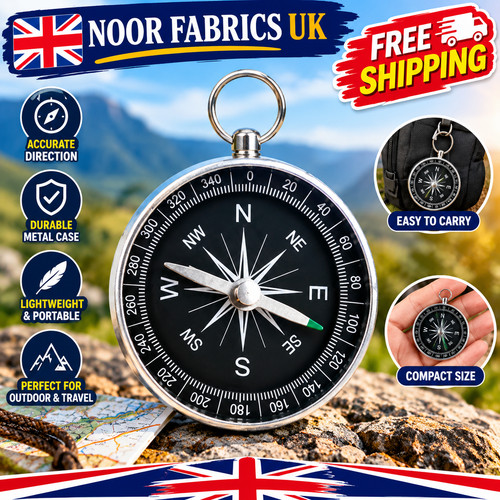 Pocket compass hiking camping - compass,