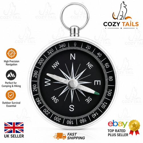 Pocket compass hiking camping - compass,