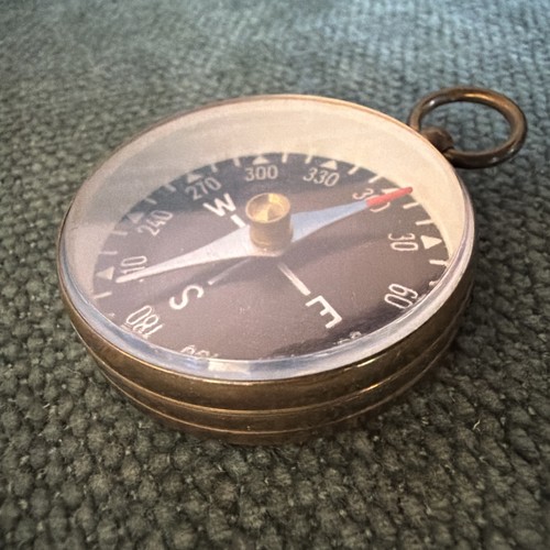 Vintage 1950s brass pocket - vintage,